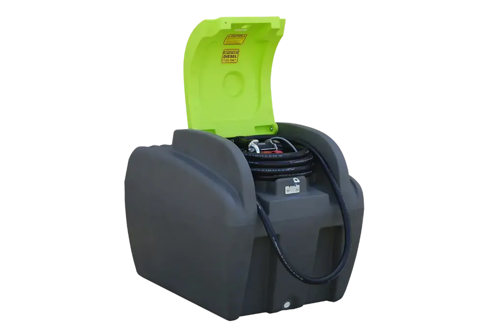 200 litre Diesel tank, pump, hose & nozzle