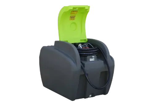 200 litre Diesel tank, pump, hose & nozzle